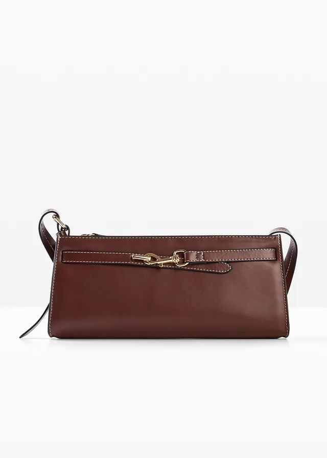 Kabelka Crossbody s detailom spony • kapučínová • obchod bonprix