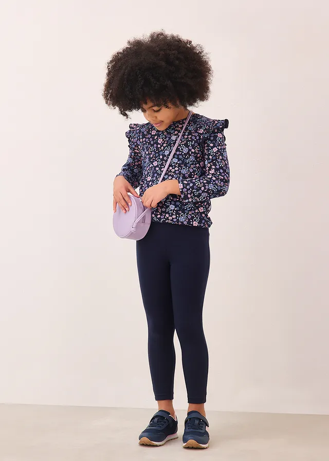 Lot de 5 leggings en coton extensible • rose cristal+rouge rubis+mauve+bleu foncé+menthe clair • product-page.page-title-suffix