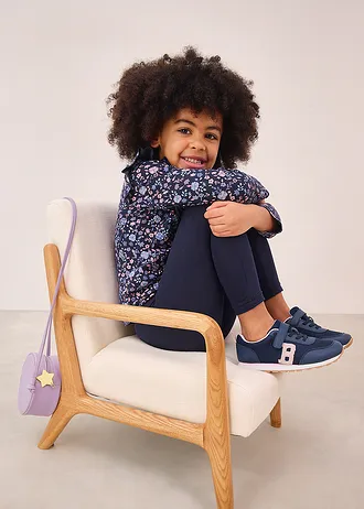 Legging van elastisch biologisch katoen (set van 5) • kristalroze-donkerblauw-lichtmint-mauve-robijnrood • bonprix online shop