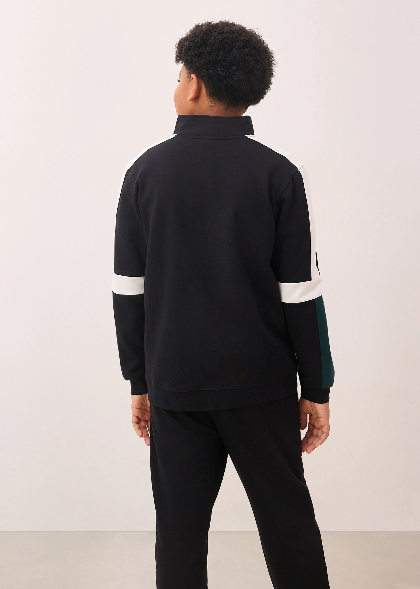 Jachetă casual din bumbac organic 100% • negru • magazin bonprix