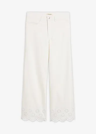 Culotte in een elastische katoenmix