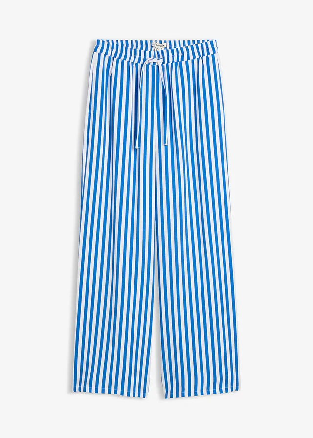 Pantaloni Marlene din amestec fluid de viscoză
