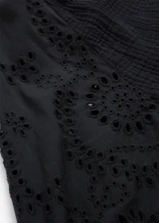 Tuniková blúzka zo vzdušného mušelínu • čierna • obchod bonprix