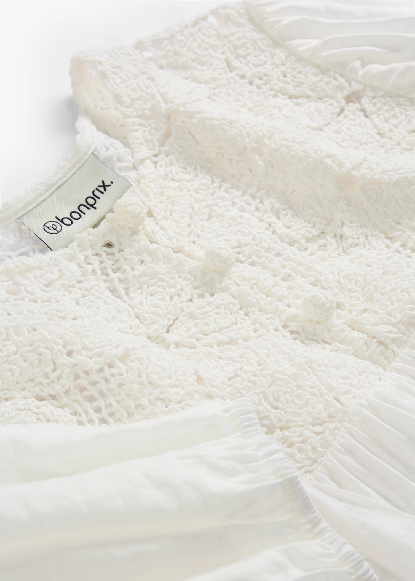 Blouse fluide • ecru • Boutique bonprix