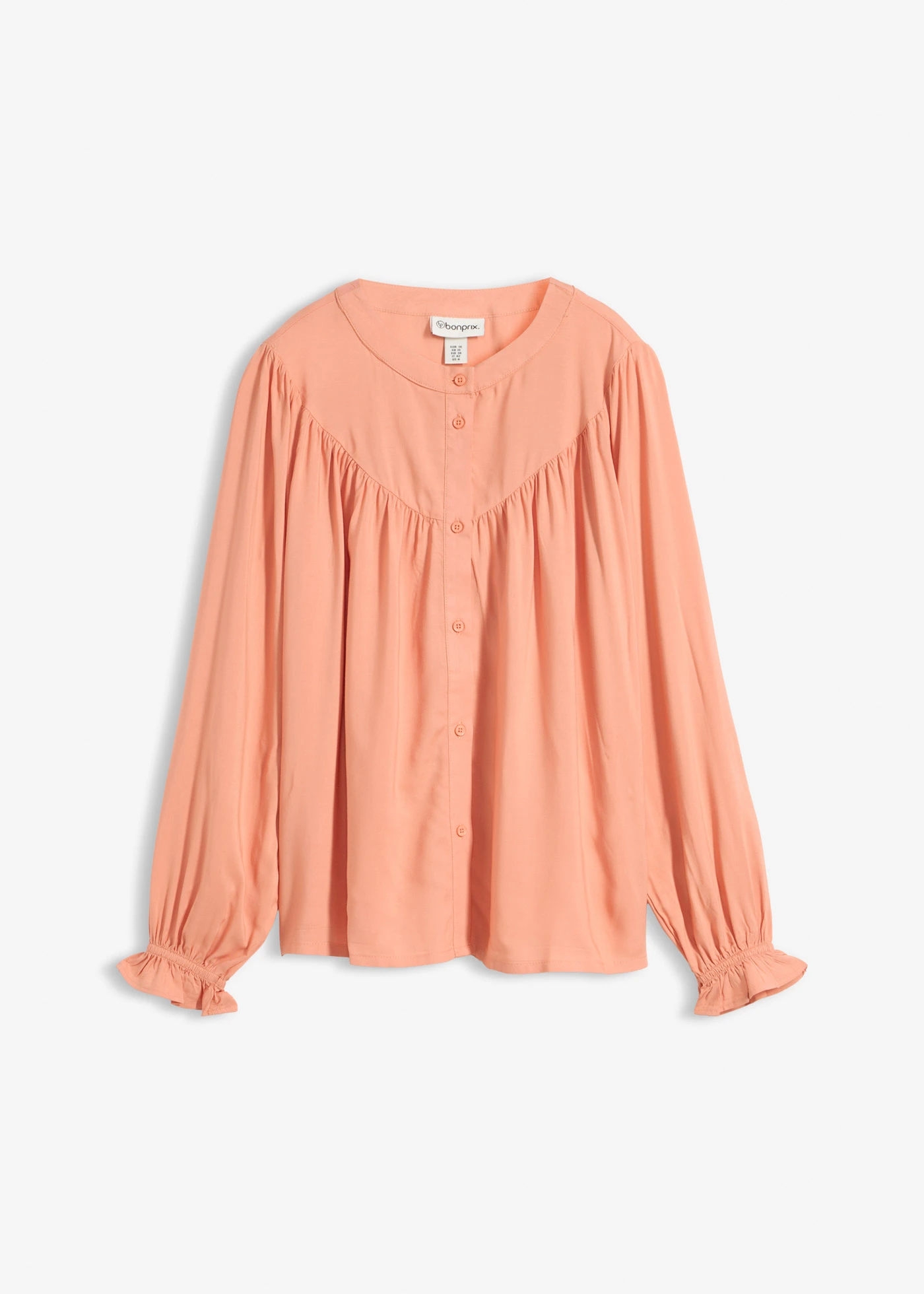 Prairieblouse van soepele viscose • soft apricot • bonprix online shop