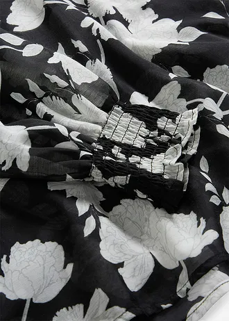 Blouse • noir floral • Boutique bonprix