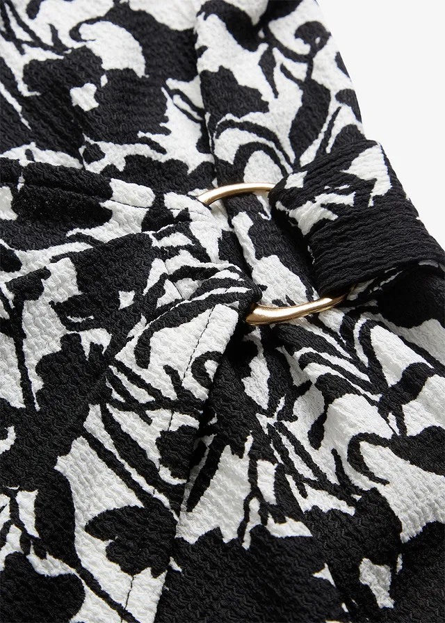 T-shirt imprimé • blanc/noir floral • product-page.page-title-suffix