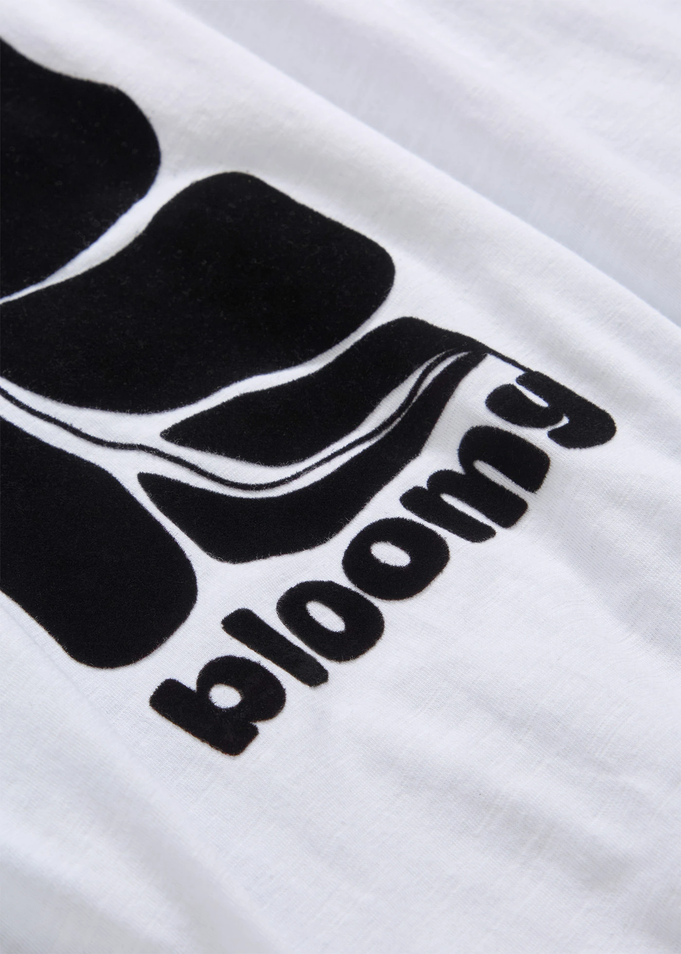 Katoenen shirt met smockwerk • wit-zwart met print • bonprix online shop