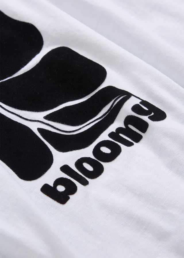 Katoenen shirt met smockwerk • wit-zwart met print • product-page.page-title-suffix