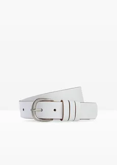 Leren riem, Kleur: wit