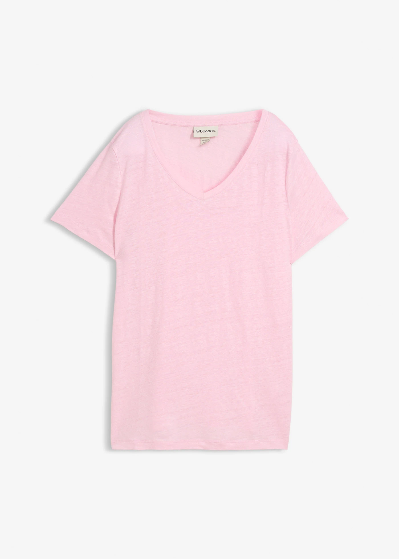 T-shirt van puur linnen • kristalroze • bonprix online shop