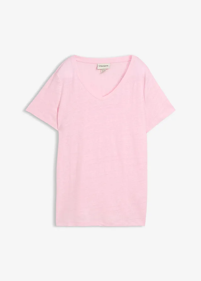T-shirt van puur linnen