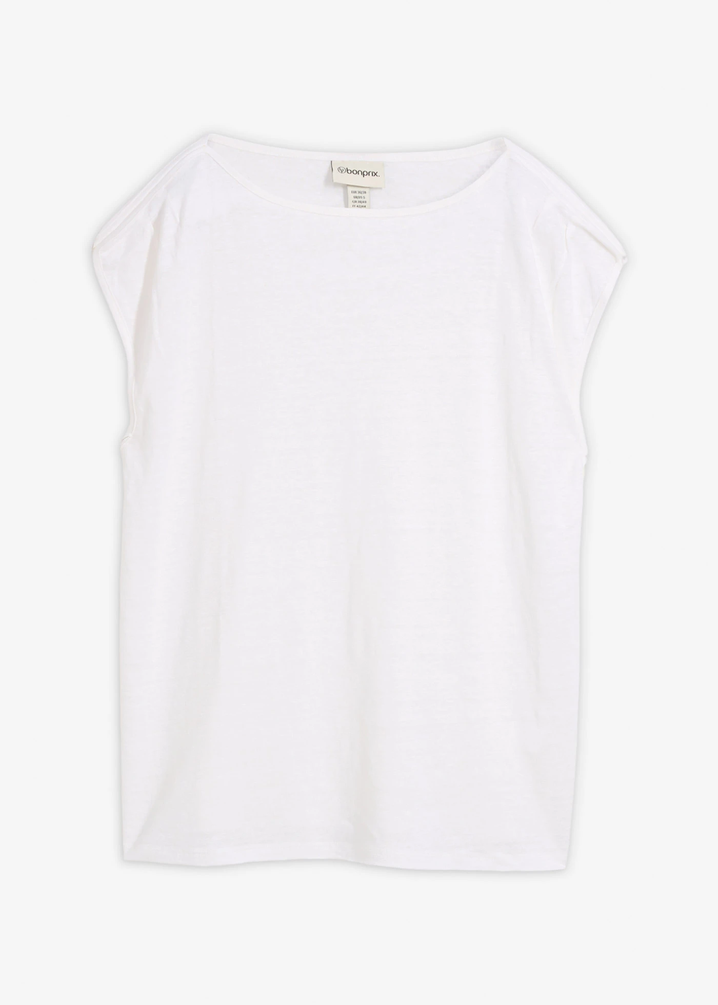 T-shirt 100% lin • blanc • Boutique bonprix