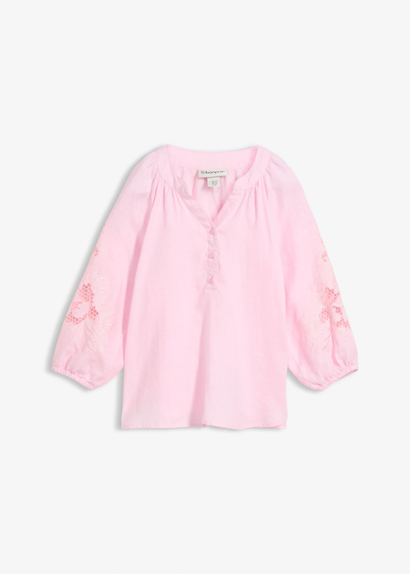 Tunique 100% lin • rose cristal • Boutique bonprix