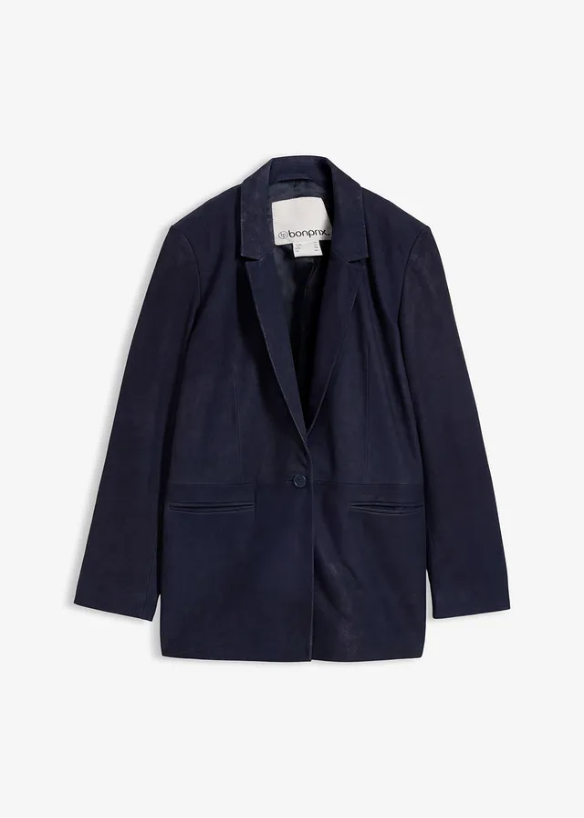 Blazer van suède • donkerblauw • bonprix online shop