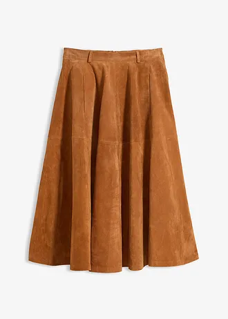 Jupe en cuir • bronze • Boutique bonprix