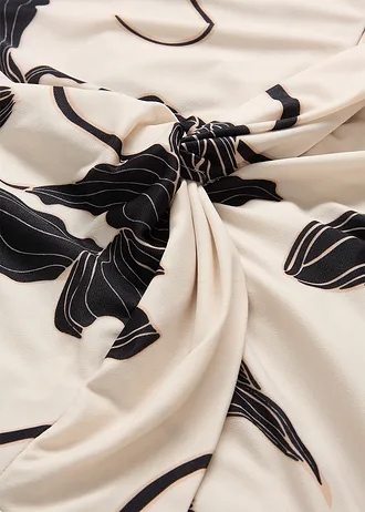 T-shirt • crème-noir floral • Boutique bonprix