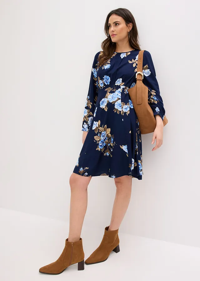 Robe-tunique • bleu foncé floral • product-page.page-title-suffix