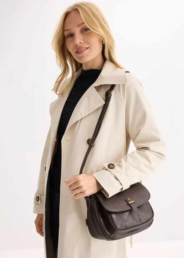 Petit sac à bandoulière avec boucle noir