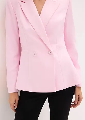 Blejzrová bunda Peplum • krištáľovo ružová • obchod bonprix