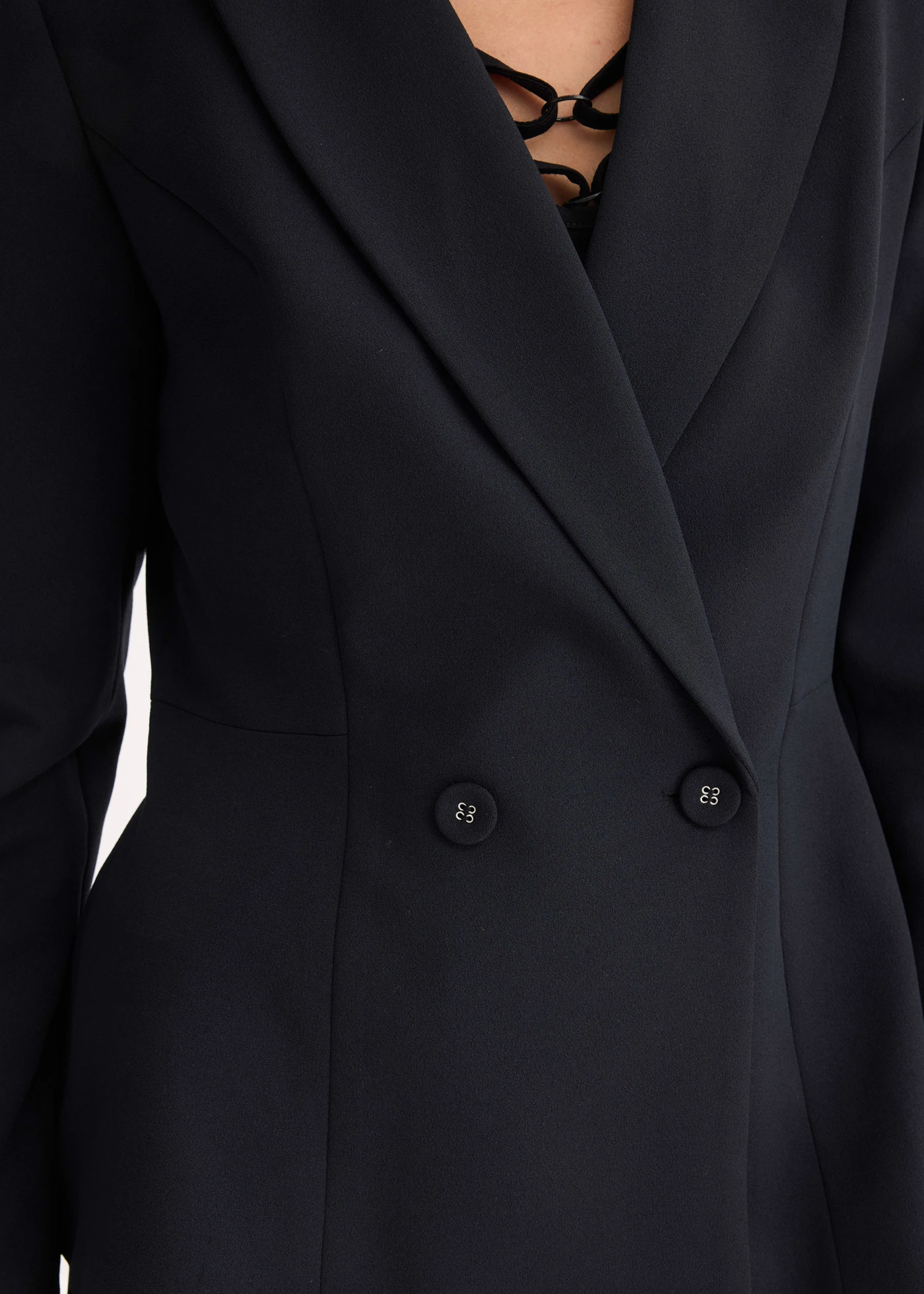 Blazer avec haut péplum • noir • Boutique bonprix