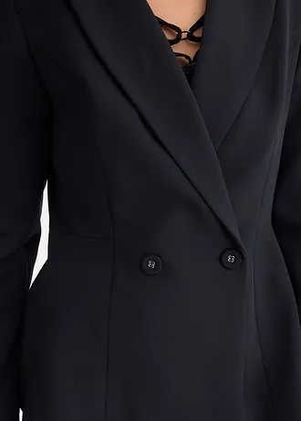 Blazer avec haut péplum • noir • Boutique bonprix