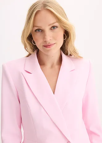 Blejzrová bunda Peplum • krištáľovo ružová • obchod bonprix