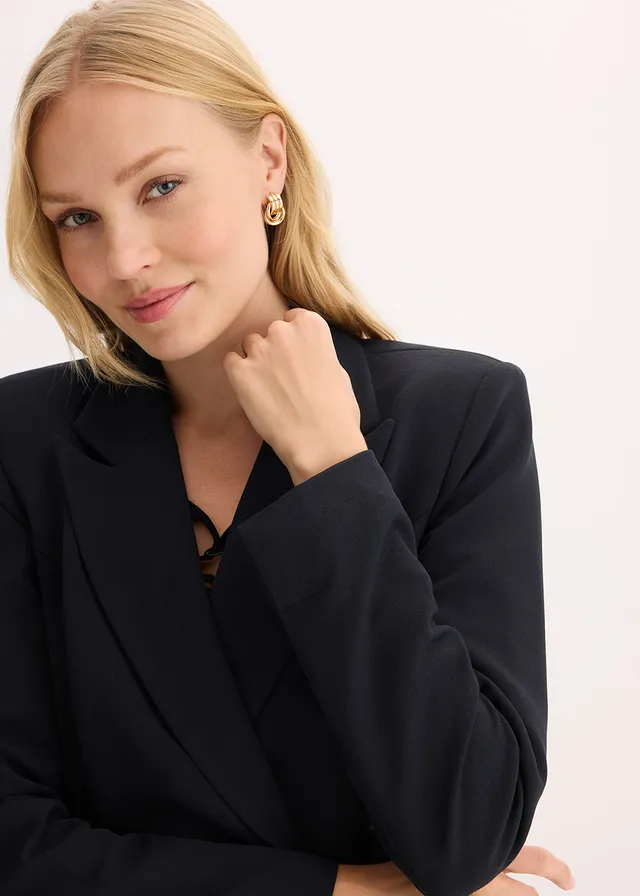 Blazer met peplum • zwart • product-page.page-title-suffix