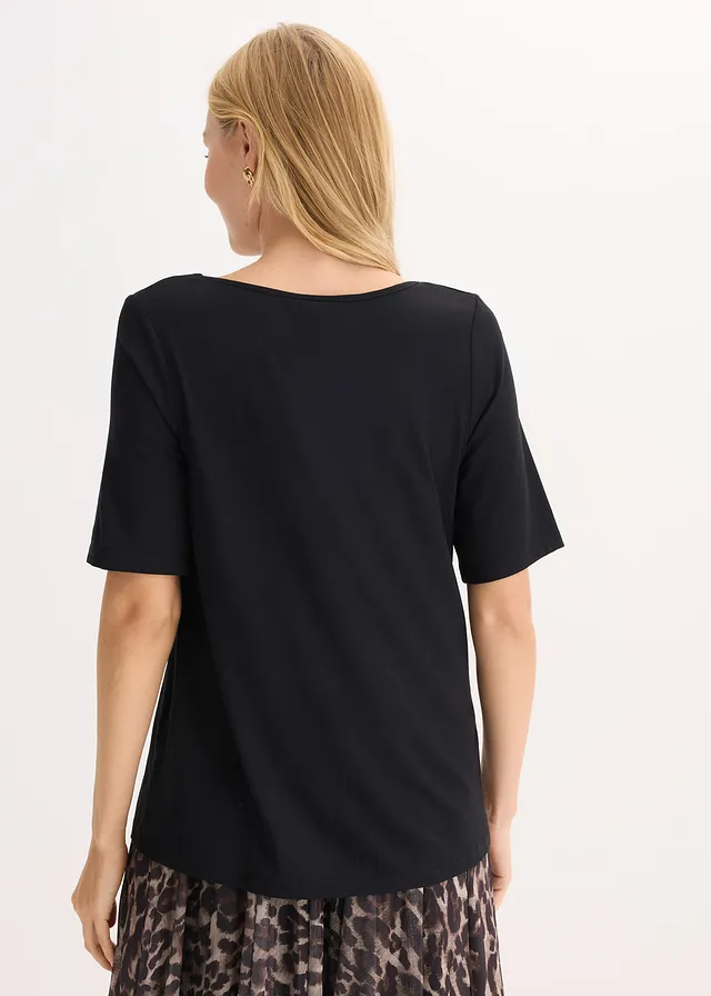 T-shirt à lanières croisées • noir • product-page.page-title-suffix