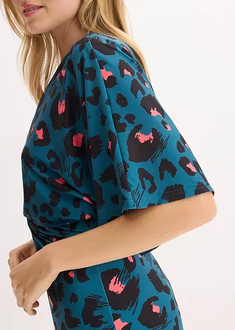 Robe midi en mesh près du corps • vert poivre • Boutique bonprix