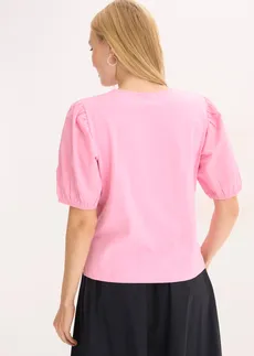 Shirt met ballonmouwen, Kleur: roze