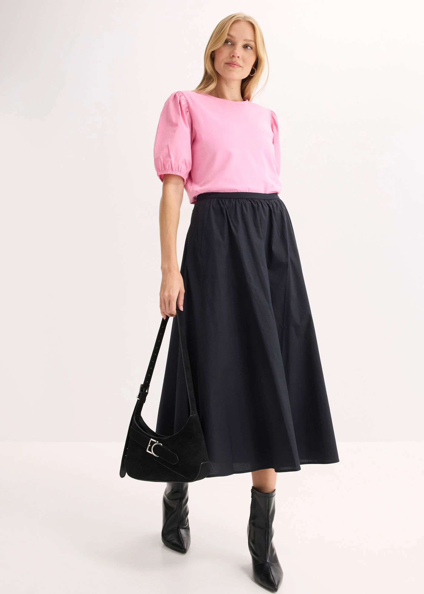 Shirt met ballonmouwen • roze • bonprix online shop