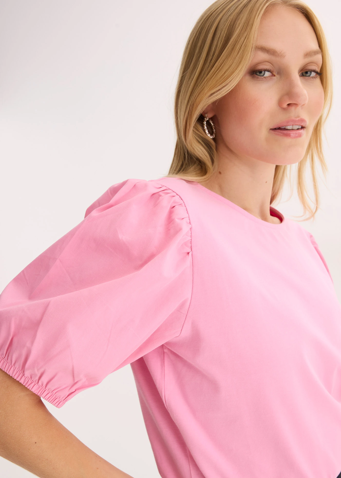 Shirt met ballonmouwen • roze • bonprix online shop