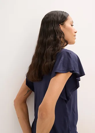 T-shirt en viscose douce • bleu foncé • Boutique bonprix