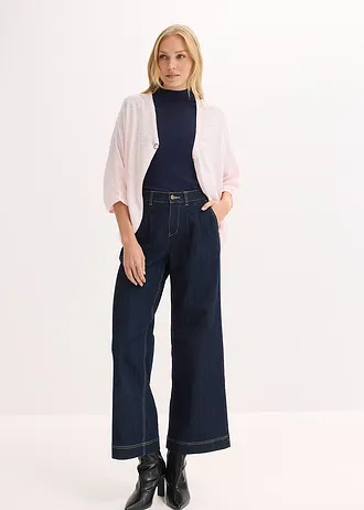 Fijn gebreid vest van puur katoen • lichtroze • bonprix online shop