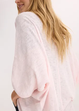 Fijn gebreid vest van puur katoen • lichtroze • bonprix online shop