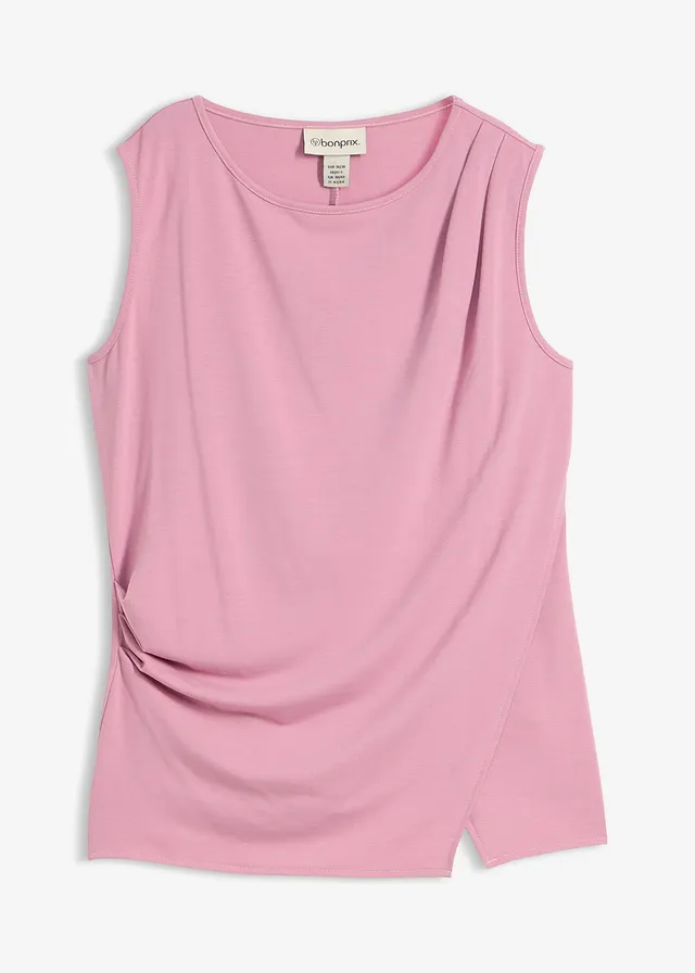 Asymmetrische top • mauve • bonprix online shop