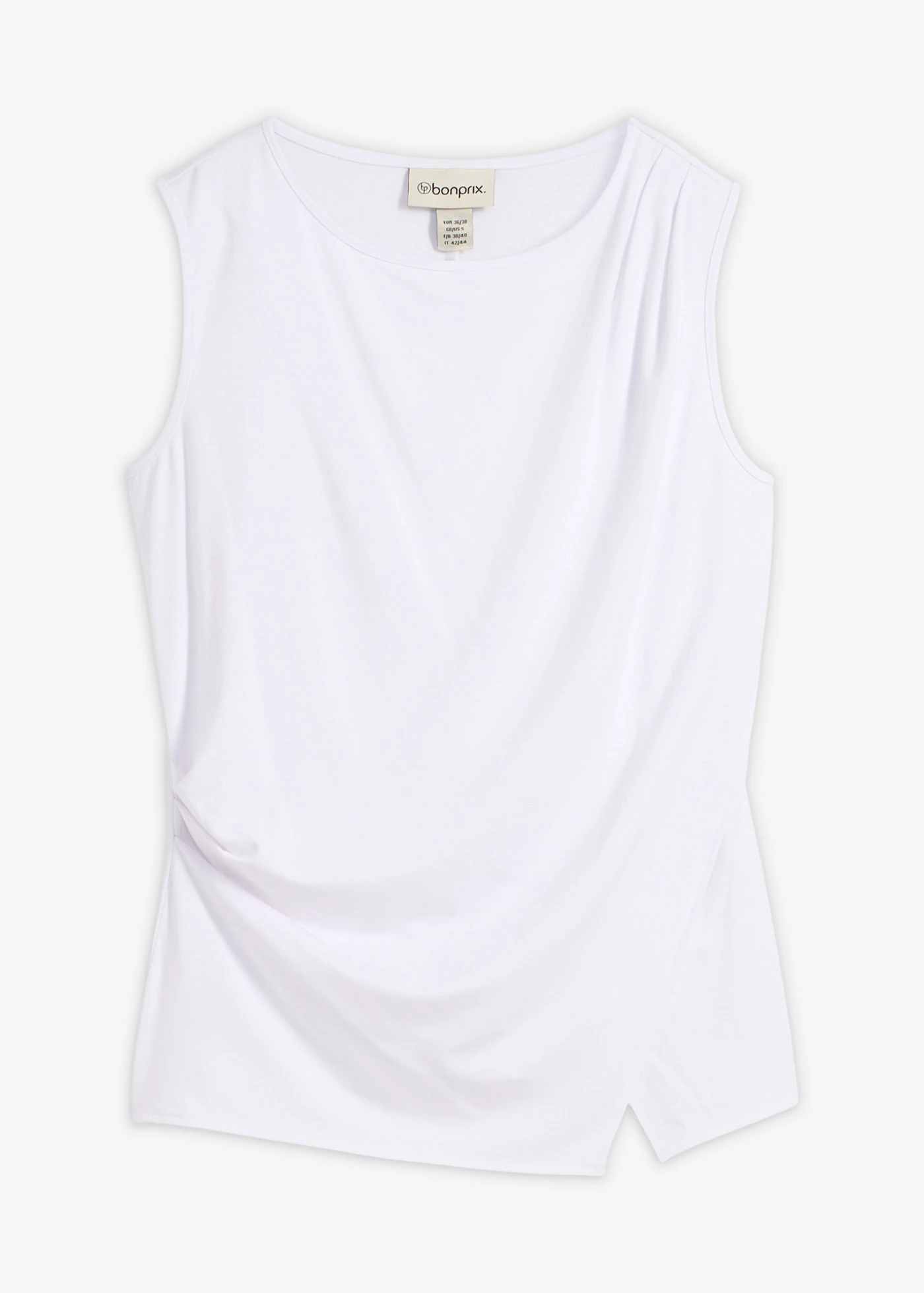 Asymmetrische top • wit • bonprix online shop