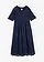Robe longue 100% coton, Couleur: bleu foncé