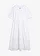 Robe longue 100% coton, Couleur: blanc