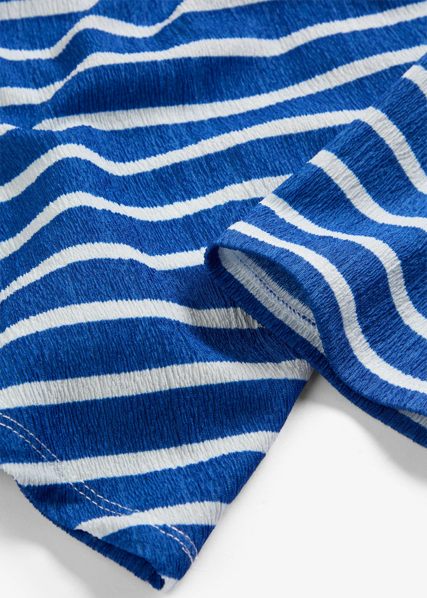 Bluză tricot • albastru arctic-alb cu dungi • magazin bonprix