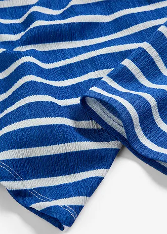 Bluză tricot • albastru arctic-alb cu dungi • magazin bonprix