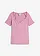 Geribd shirt in een viscosemix, Kleur: mauve