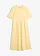 Robe en jersey 100% coton, Couleur: jaune clair