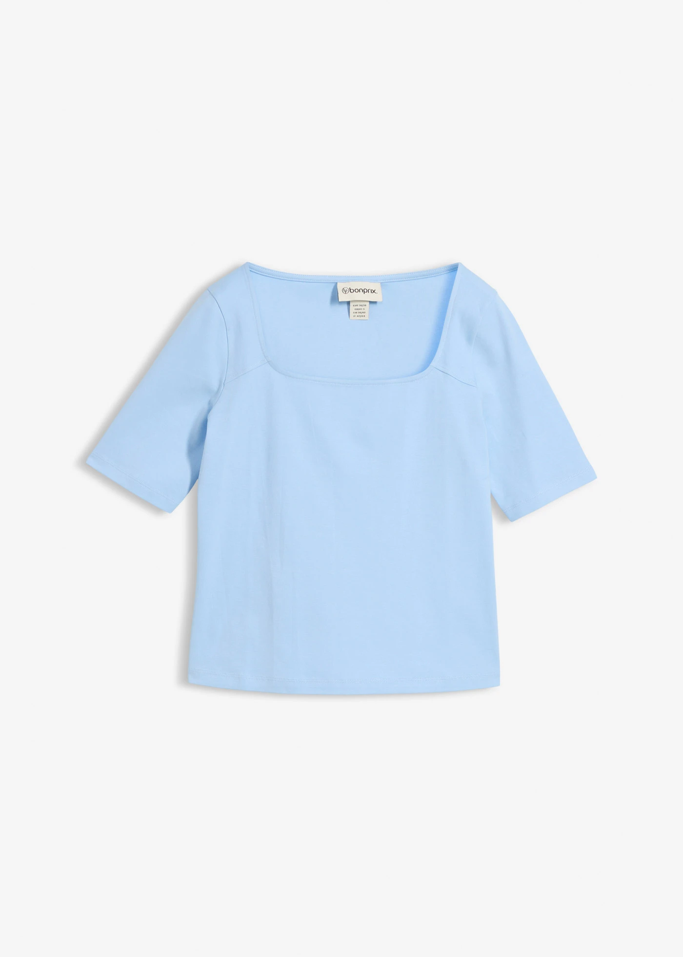 Tricou din bumbac greu • bleu • magazin bonprix