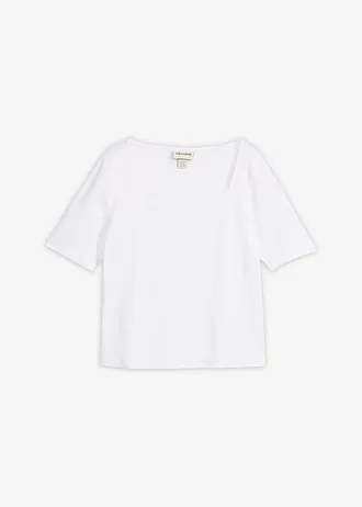 T-shirt en coton épais, Couleur: blanc