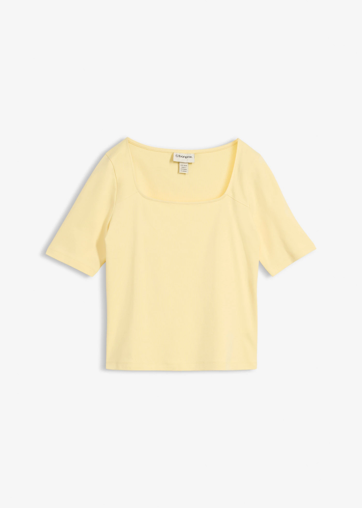 Tricou din bumbac greu • galben deschis • magazin bonprix