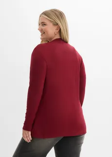 Shirtvest van zacht viscose, Kleur: robijnrood