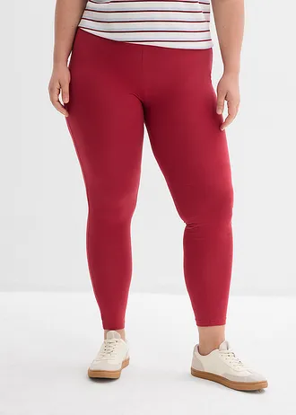 Lot de 2 leggings, Couleur: bleu foncé/rouge cerise