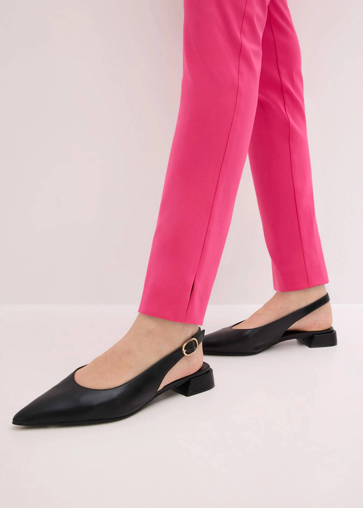 Pantalon en bengaline extensible • fuchsia • Boutique bonprix